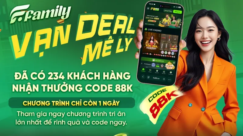 FO88 Công Bố “F Family”: Hợp Tác 8 Thương Hiệu, Giải 8 Tỷ Đồng